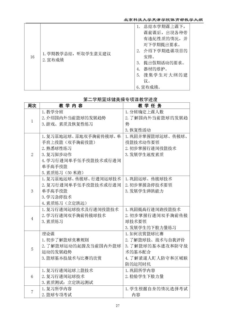 bevitor伟德国际1946官网体育部教学大纲